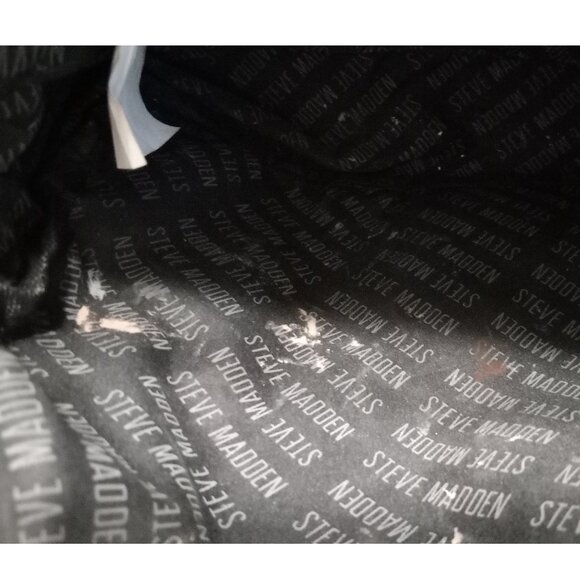 👉LAST CHANCE‼️Steve Madden Cosmetic Bag Light Blue Floral Double Zip Weekender - Picture 11 of 14